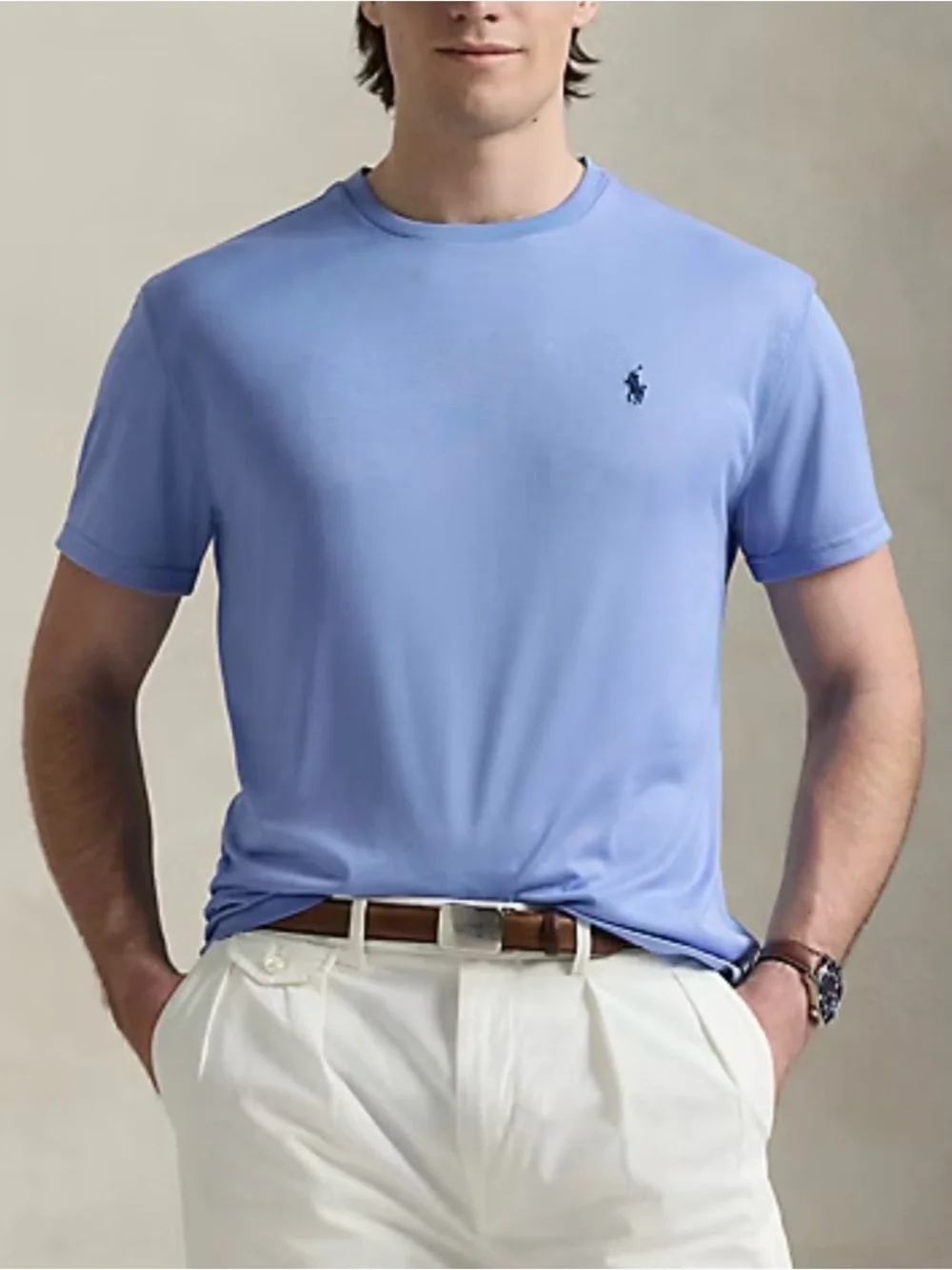 Polo Ralph Lauren Classic Fit Performance Jersey T-Shirt Blue Men’s Size Medium